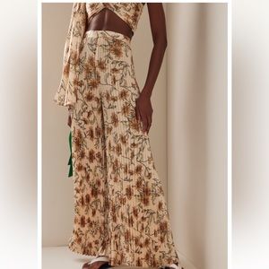 NWT Significant Other Simone Floral Plisse Pants